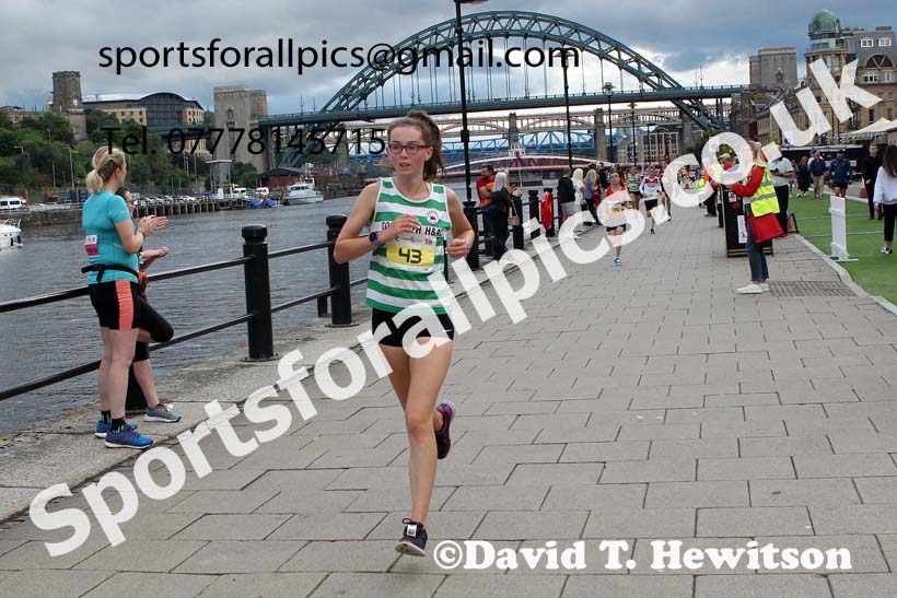Junior Quayside Road Race, Newcastle/Gateshead, 2021, August 11th. Photo: David T. Hewitson/Sports for All Pics